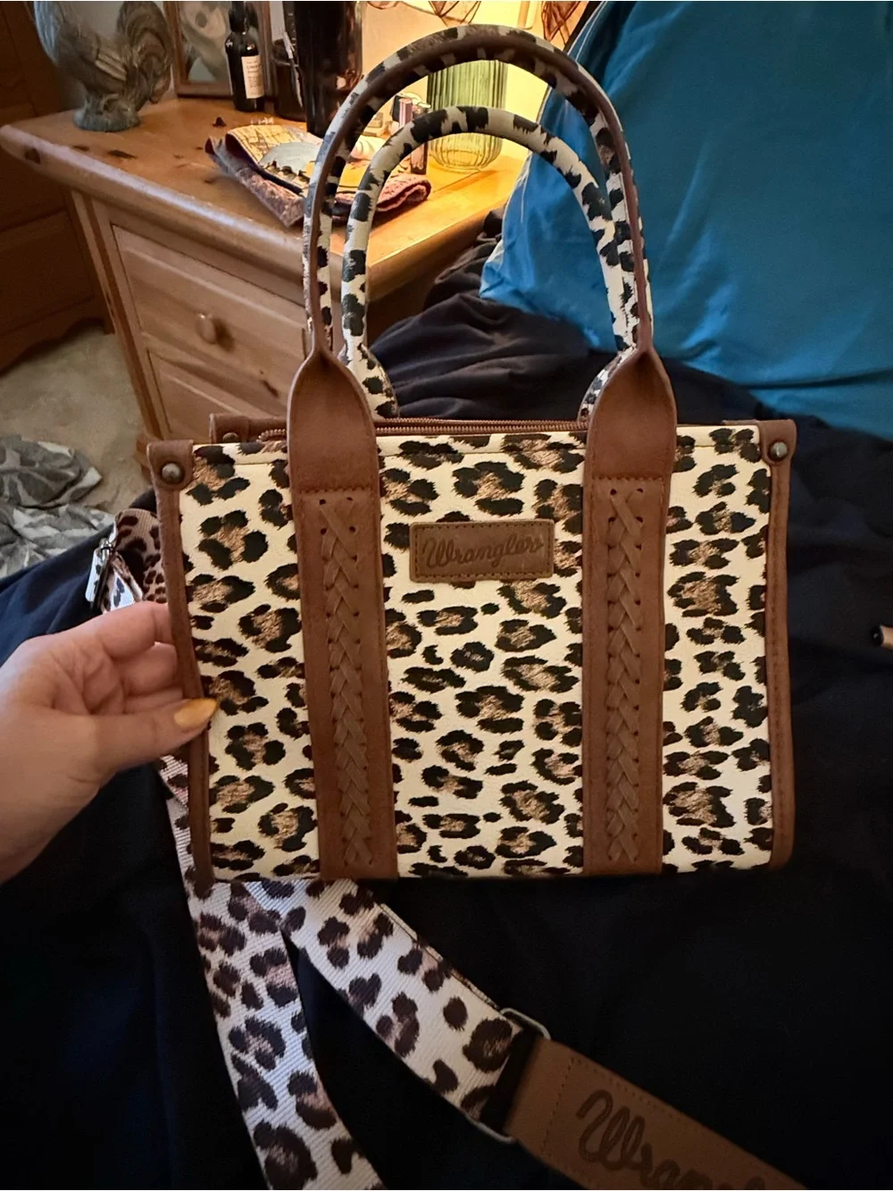 Wrangler Leopard-Print Purse